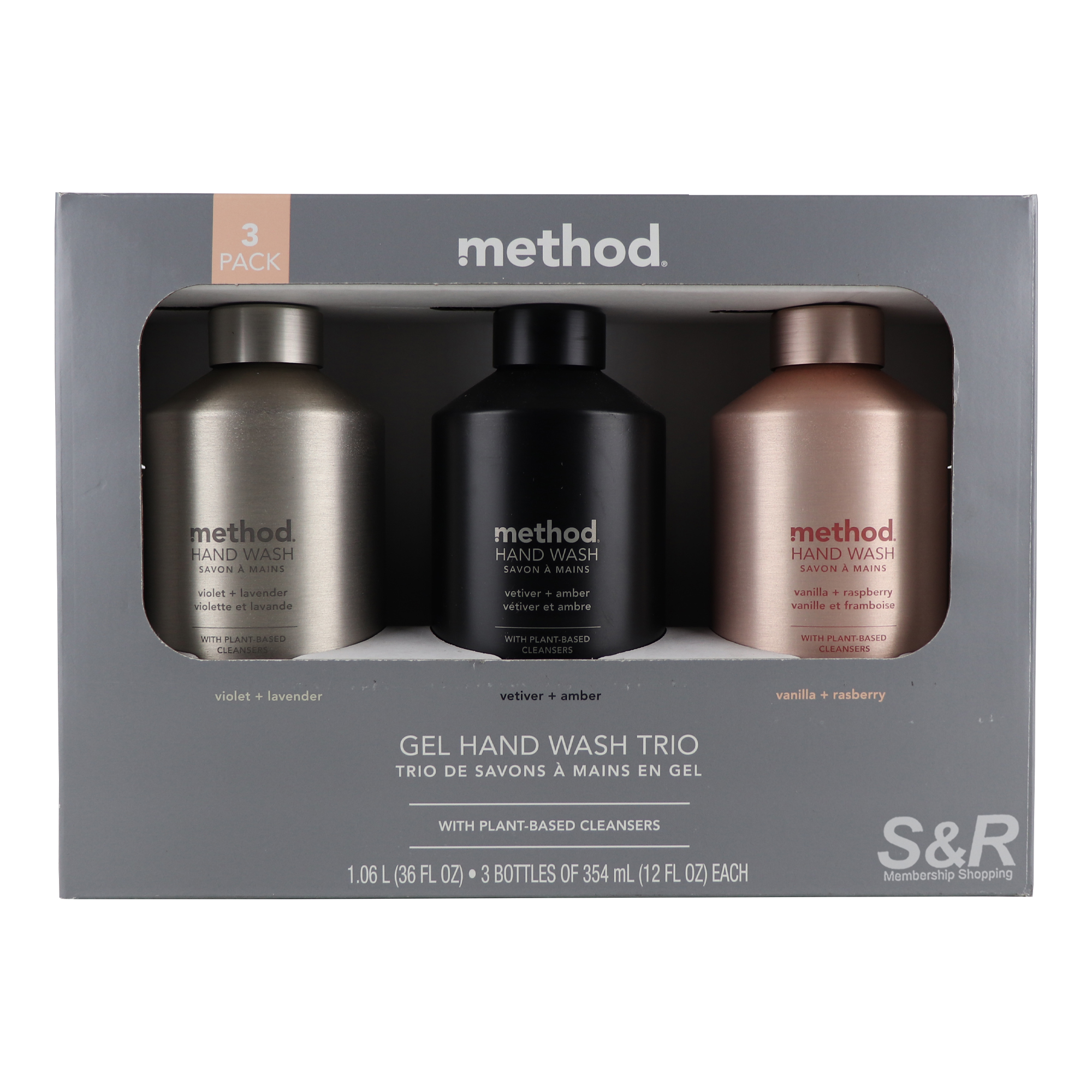 Method Gel Hand Wash Trio 3pack